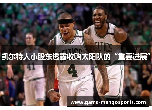 凯尔特人小股东透露收购太阳队的“重要进展”